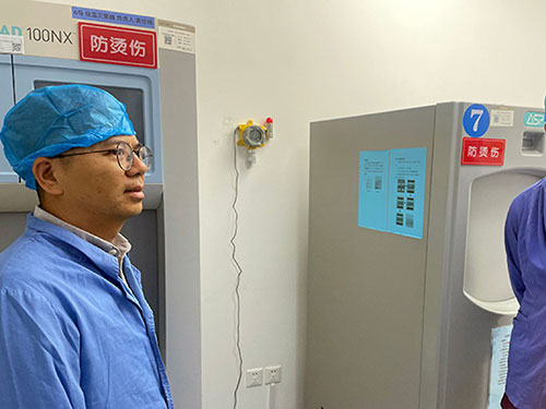 在某儿童医院过氧化氢气体检测仪使用案例